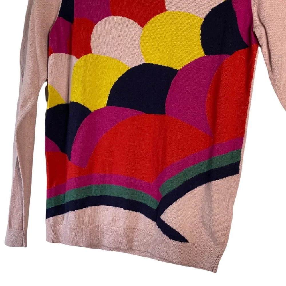 Boden Colorful Wool Lightweight Sweater - Picture 4 of 9